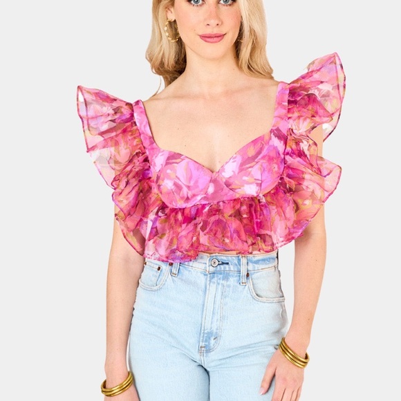 Buddy Love Madeline Fairy Bustier Crop Top - Picture 2 of 13